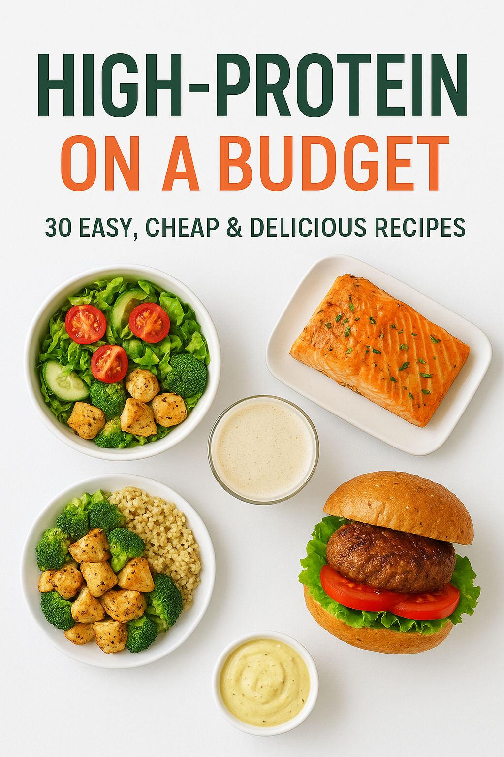 HIGH-PROTEIN ON A BUDGET – 30 Easy, Cheap & Delicious High-Protein Recipes