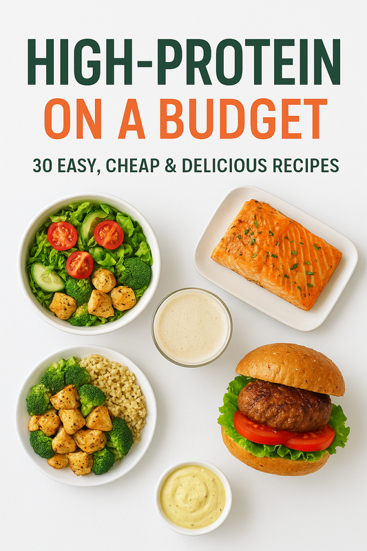 HIGH-PROTEIN ON A BUDGET – 30 Easy, Cheap & Delicious High-Protein Recipes